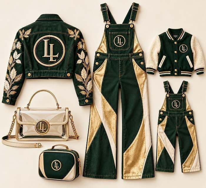 Green & Gold Family Set